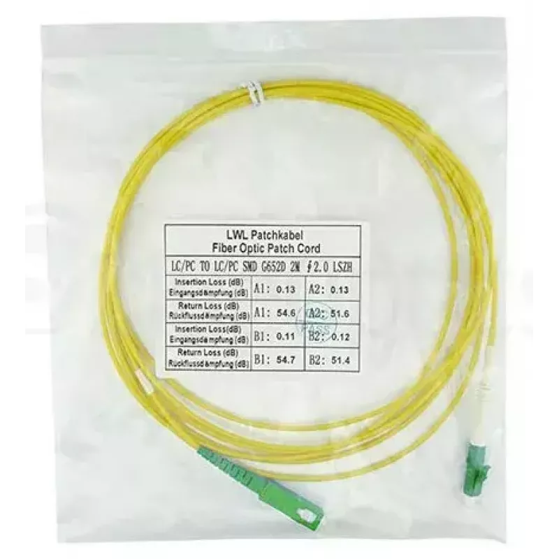 BlueOptics SFP2122BU5MM InfiniBand Glasfaserkabel 5 m LC SC Gelb