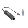 Conceptronic ABBY14B 2.5G Ethernet USB 3.2 Gen 1 Adapter mit USB-Hub, 2.5GbE, USB-A x 2, USB-C x 2