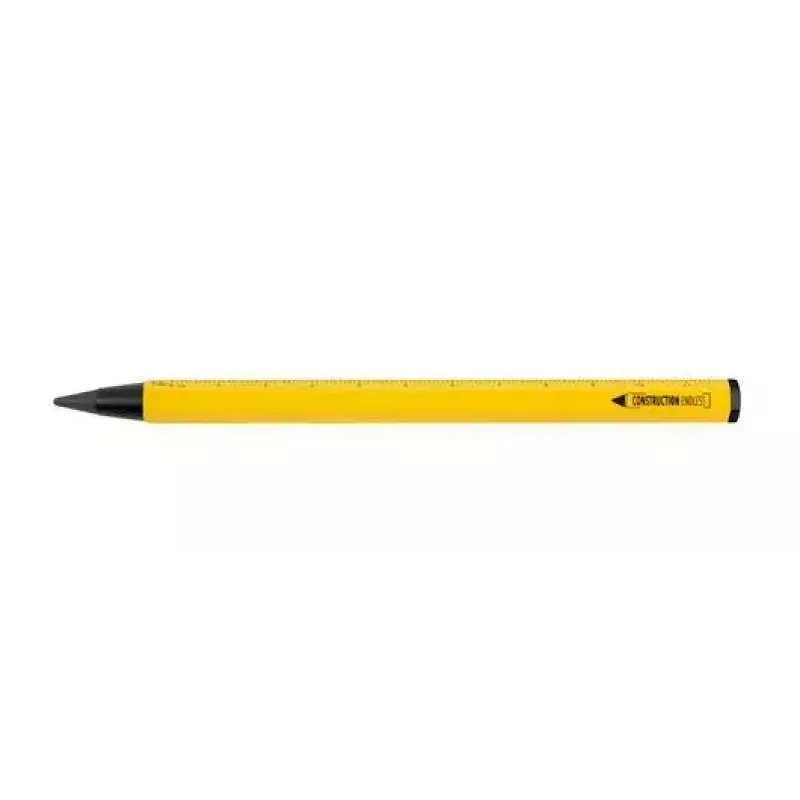 Druckbleistift TROIKA CONSTRUCTION ENDLESS HB Gelb Aluminium