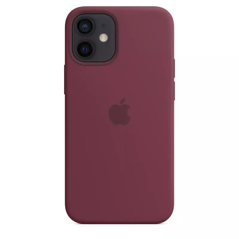 Cover Apple iPhone 12 mini Silicone Case mit MagSafe Plum