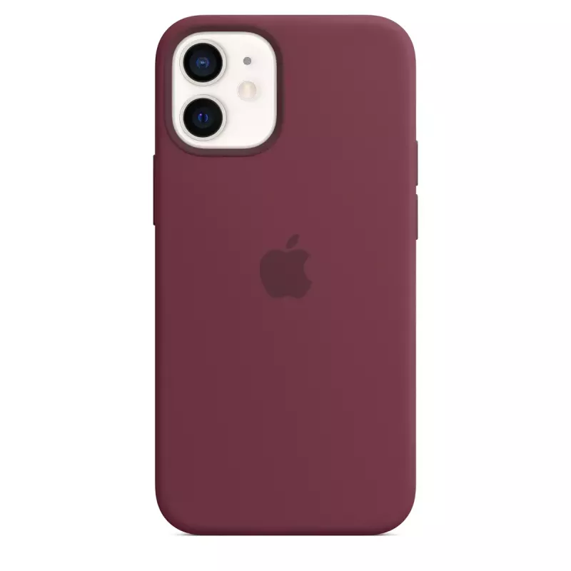 Cover Apple iPhone 12 mini Silicone Case mit MagSafe Plum