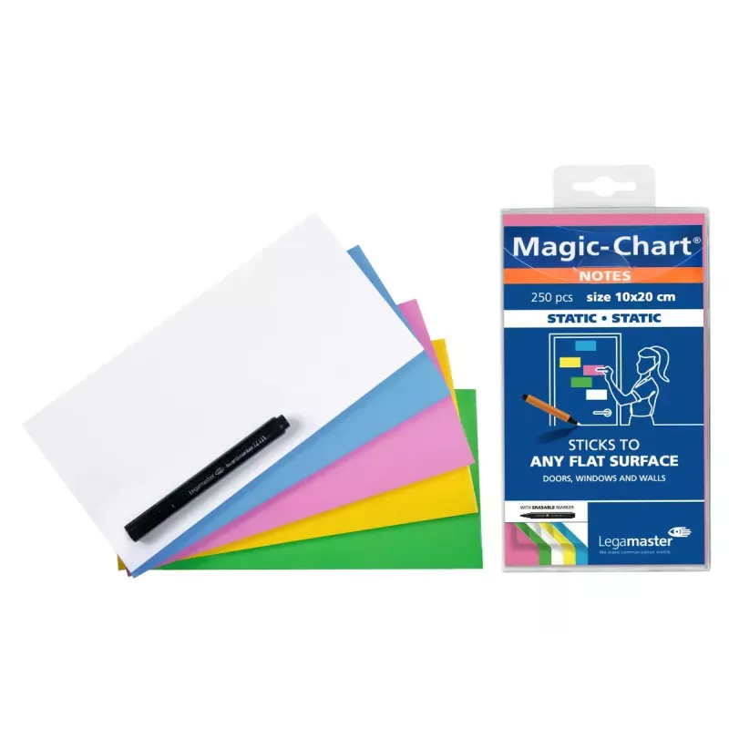 Magic-Chart-Notizblock Legamaster 10x20cm sortiert 250 Stück