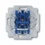 Elektrischer Schalter 1P Busch-Jaeger 1413-0-0491 — 1-polig, 250 V AC, 10 A, Blau Metallic, 71×71×25 mm