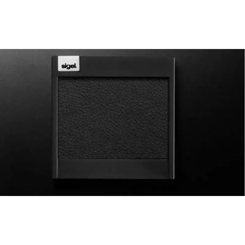 Büroklammerspender Sigel Cintano S Schwarz Kunstleder