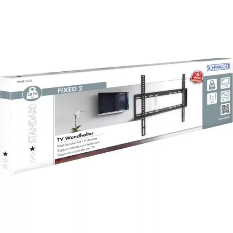 Wandhalterung Schwaiger LWHF5535 513 Schwarz