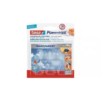 Universalhaken TESA Powerstrips Indoor Transparent 5 St.