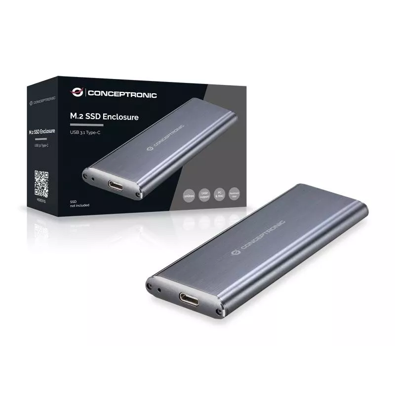 Conceptronic M.2 SSD-Gehäuse USB 3.1 Typ-C