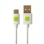 Techly ICOC MUSB20-CMAM20TW USB-Kabel USB 2.0 2 m USB A USB C Weiß