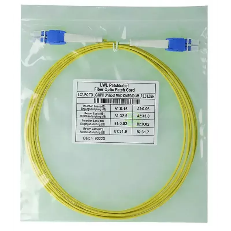 BlueOptics SFP8181BU5MK InfiniBand Glasfaserkabel 5m LC Gelb