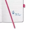 Schreibheft Sigel JN105 A5 174 Blatt Rosa Liniert Gebunden