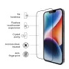 dbramante1928 Eco-Shield iPhone 13 13 Pro 14 Schwarz Kante Staub Kratzfester Displayschutz aus gehärtetem Glas