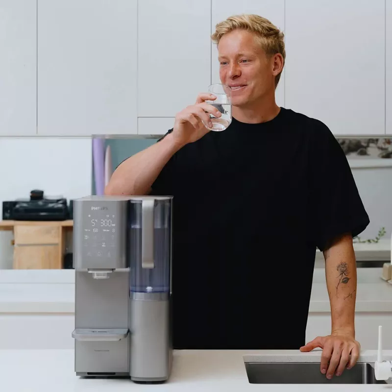 Philips ADD6921DG/10 Wasserspender mit Filtersystem 3,6 L Grau