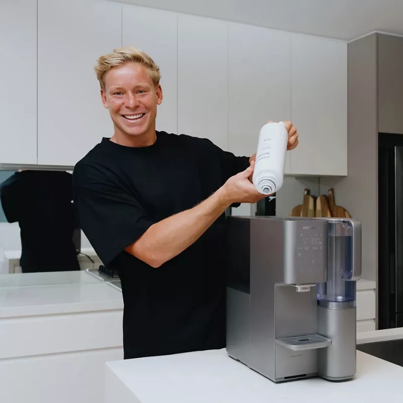 Philips ADD6921DG/10 Wasserspender mit Filtersystem 3,6 L Grau