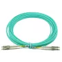 BlueOptics AJ835A InfiniBand Glasfaserkabel 2 m LC Aqua OM3