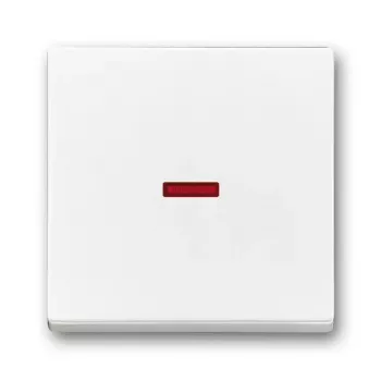 Wandplatte/Schalterabdeckung Busch-Jaeger 1751-0-2814 Weiß, 63×63 mm