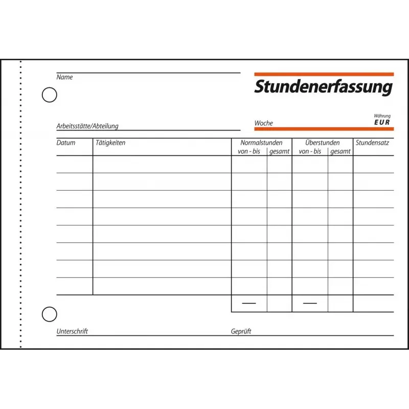Geschäftsformular Sigel ST615 Grün Weiß A6