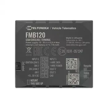 Teltonika FMB120 Auto Schwarz staubgeschützter GPS-Tracker