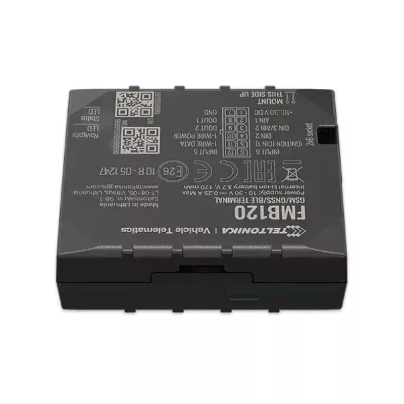 Teltonika FMB120 Auto Schwarz staubgeschützter GPS-Tracker