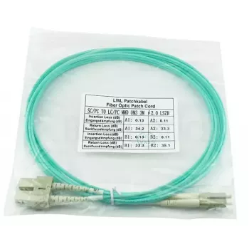 BlueOptics SFP3132EU3MK InfiniBand-Glasfaserkabel 3 m LC SC Aqua