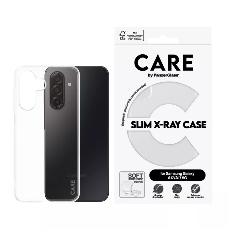 Schutzhülle PanzerGlass CARE Transparent X-Ray Soft Basic für Samsung Galaxy (Modell CR73372)