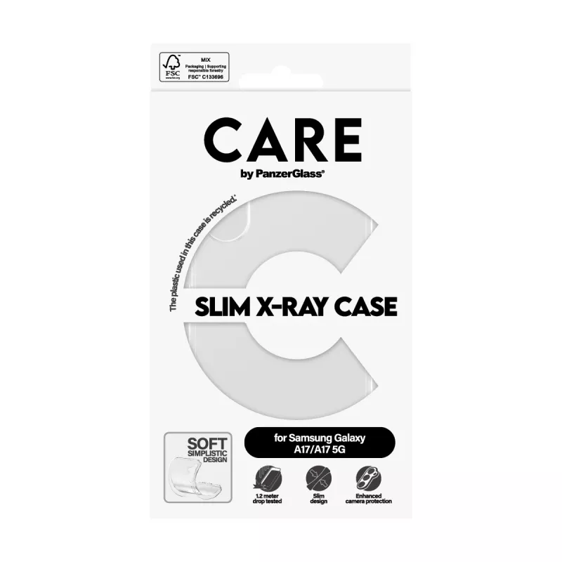 Schutzhülle PanzerGlass CARE Transparent X-Ray Soft Basic für Samsung Galaxy (Modell CR73372)