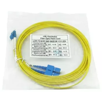 BlueOptics SFP3132BU2MK InfiniBand Glasfaserkabel 2 m LC SC Gelb