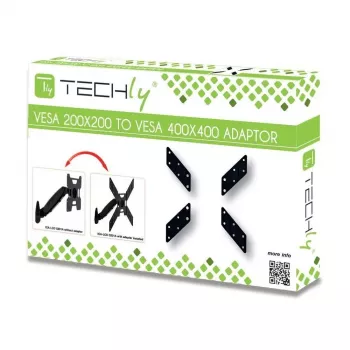Techly Universal-Adapter für VESA 200x200 bis 400x400 Schwarz ICA-LCD G11A