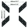 Techly Universal-Adapter für VESA 200x200 bis 400x400 Schwarz ICA-LCD G11A