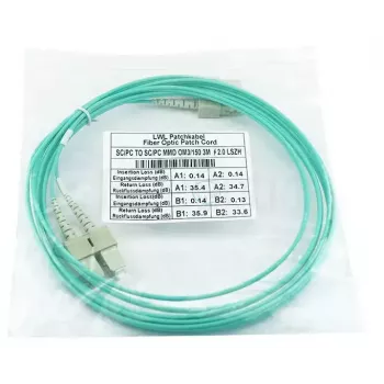 BlueOptics SFP3232EU1MK InfiniBand-Glasfaserkabel 1 m SC Grün