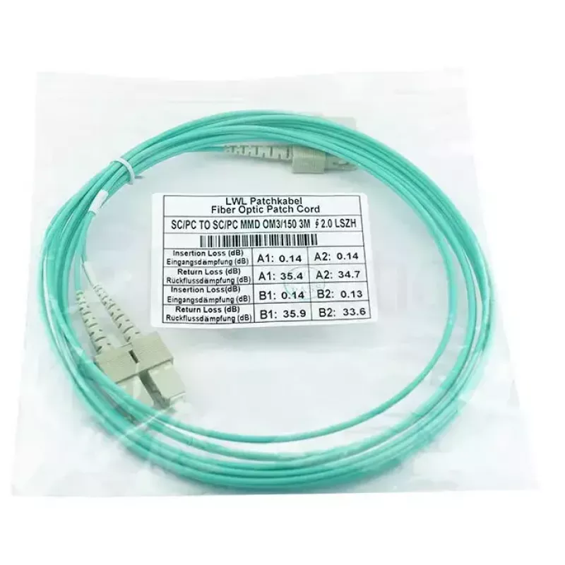 BlueOptics SFP3232EU1MK InfiniBand-Glasfaserkabel 1 m SC Grün