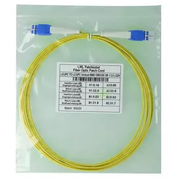 Glasfaserkabel BlueOptics SFP8181BU0.5MK 0,5 m LC Gelb
