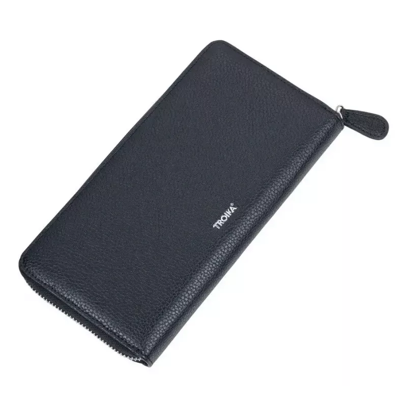Geldbörse TROIKA LADIES SMART WALLET Schwarz Kunstleder 219g