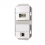 Steckdosen-Einsatz RJ-45 + HDMI Kindermann 7456 000 544