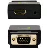 Techly Mini-Konverter VGA und Audio zu HDMI IDATA VGA-HDMINI
