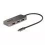 StarTech.com 3-Port USB-C Multi-Monitor Adapter, USB Type-C to 3x DisplayPort 1.4 MST Hub, Triple 4K 60Hz DP Laptop Display Extender / Splitter, HDR, Extra-Long Built-In Kabel - Windows Only