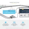 StarTech.com 3-Port USB-C Multi-Monitor Adapter, USB Type-C to 3x DisplayPort 1.4 MST Hub, Triple 4K 60Hz DP Laptop Display Extender / Splitter, HDR, Extra-Long Built-In Kabel - Windows Only