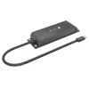 Techly IADAP-USBC-935 Laptop-Dockingstation/Port-Replikator Kabelgebunden USB 3.2 Gen 1 (3.1 Gen 1) Typ-C Schwarz
