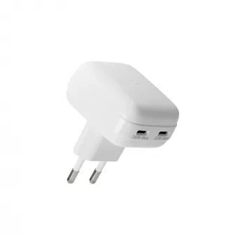 Wandladegerät d bramante re-charge Pro EU flach 2×USB-C 20W Weiß (Indoor)