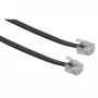 Netzwerkkabel Schwaiger 6,0 m RJ-11 - RJ-11 6 m Schwarz