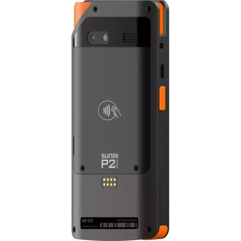 Mobiles POS SUNMI P2 Mini mit 2 GB RAM, 16 GB Speicher und 5-MP-Kamera