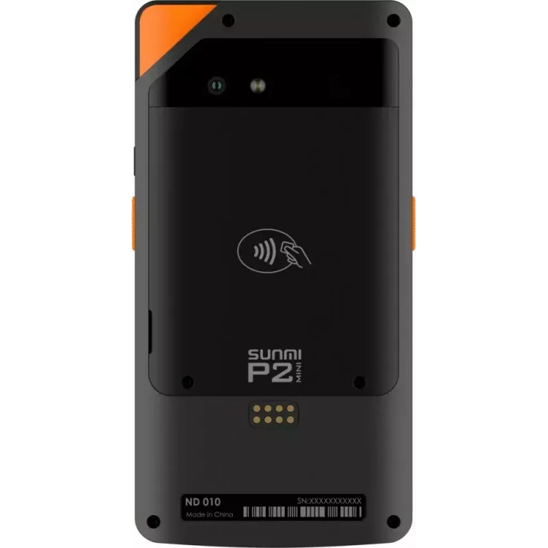 Mobiles POS SUNMI P2 Mini mit 2 GB RAM, 16 GB Speicher und 5-MP-Kamera