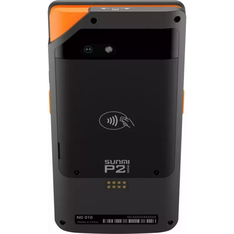Mobiles POS SUNMI P2 Mini mit 2 GB RAM, 16 GB Speicher und 5-MP-Kamera