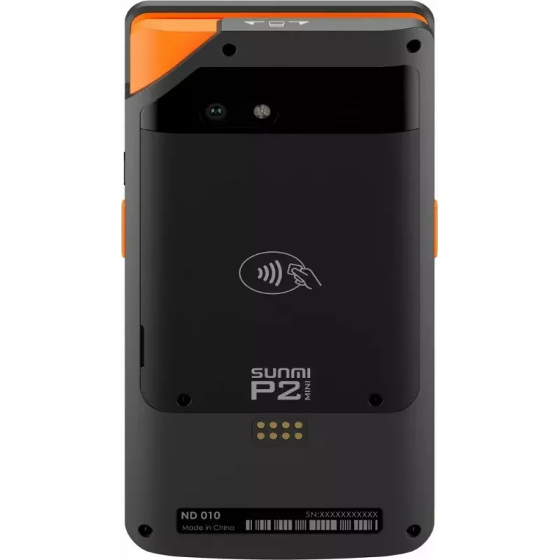 Mobiles POS SUNMI P2 Mini mit 2 GB RAM, 16 GB Speicher und 5-MP-Kamera