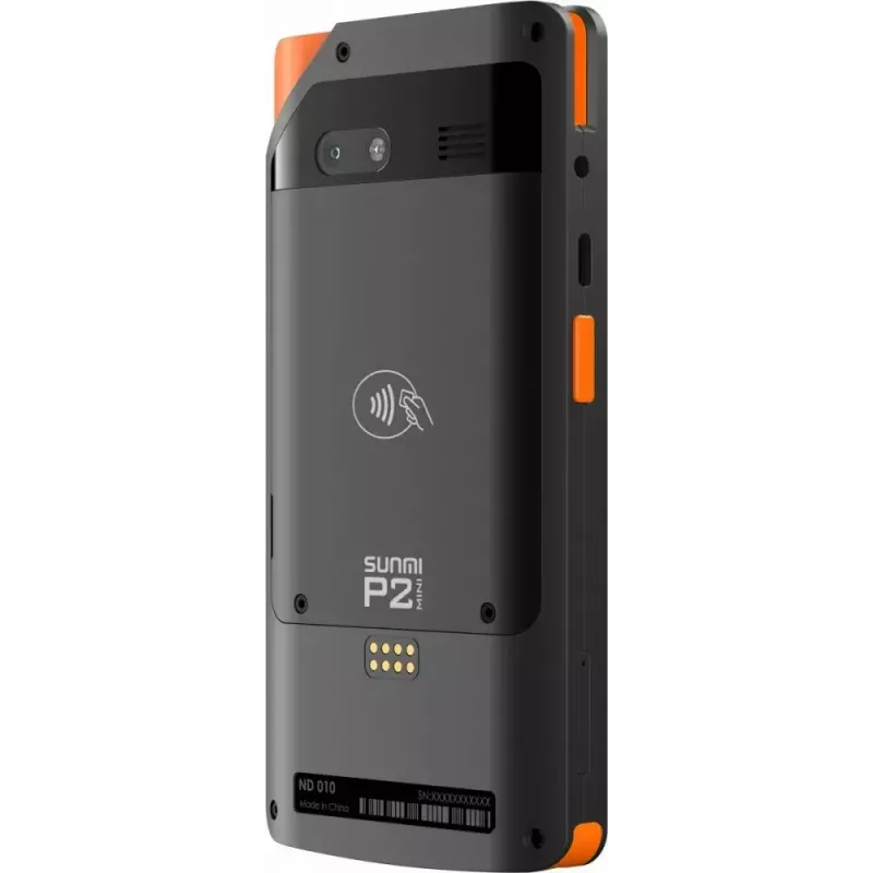 Mobiles POS SUNMI P2 Mini mit 2 GB RAM, 16 GB Speicher und 5-MP-Kamera