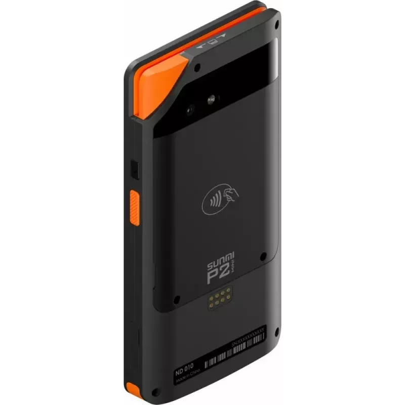 Mobiles POS SUNMI P2 Mini mit 2 GB RAM, 16 GB Speicher und 5-MP-Kamera