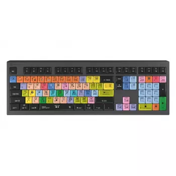 Tastatur Logickeyboard LKB-LOGXP2-A2M-DE Universal USB QWERTZ German Schwarz