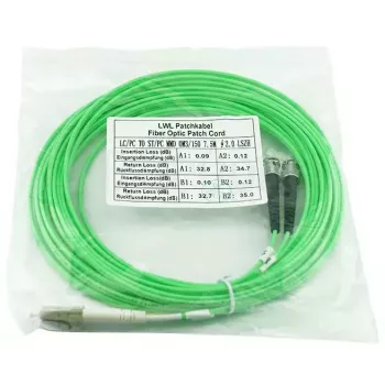 Glasfaserkabel BlueOptics SFP3133GU3MK LC ST OM5 3 m Lime