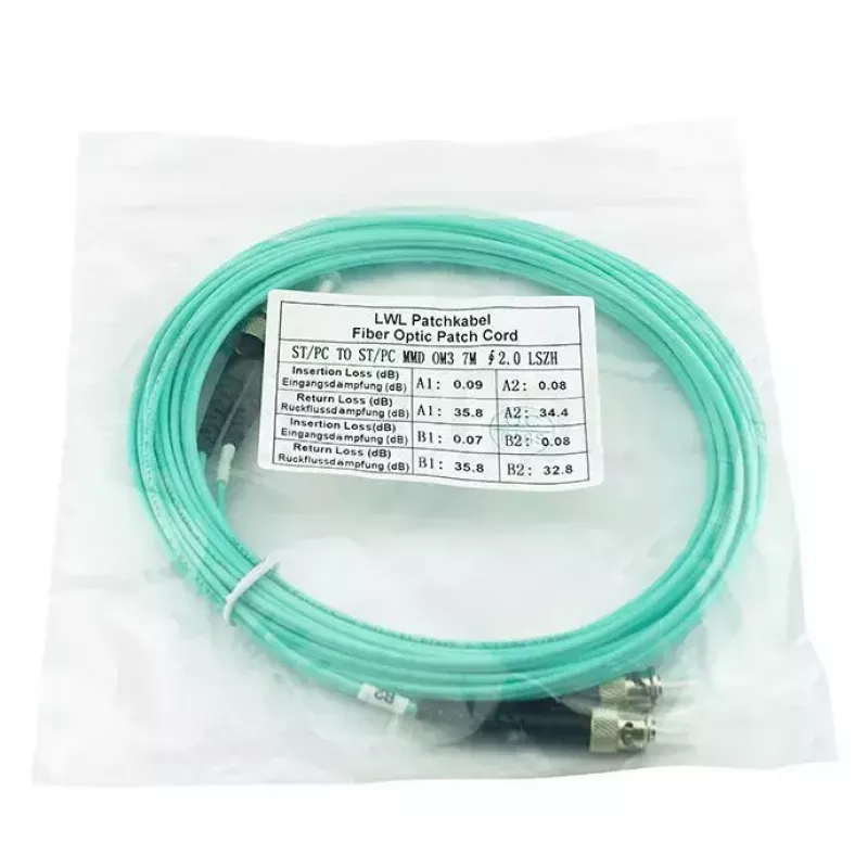 BlueOptics SFP3333EU5MK InfiniBand Glasfaserkabel 5 m ST Aqua