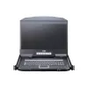 ATEN CL3116NX Rack-Konsole 47 cm (18,5 Zoll) 1366 x 768 Pixel Metall, Kunststoff Schwarz 1U