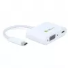 Techly Konverterkabel Adapter USB auf VGA-C, C-Port USB-Ladefunktion IADAP USB31-VU31